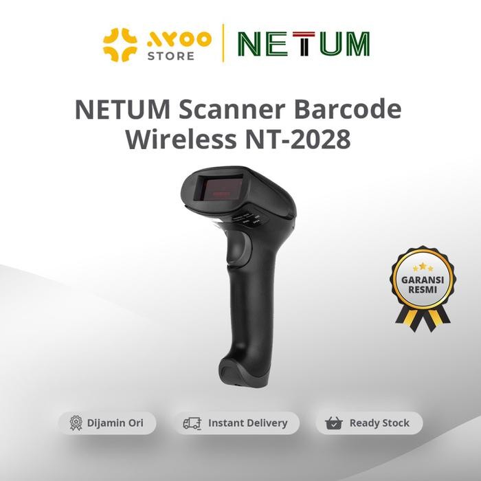 NETUM Scanner Barcode Wireless NT-2028