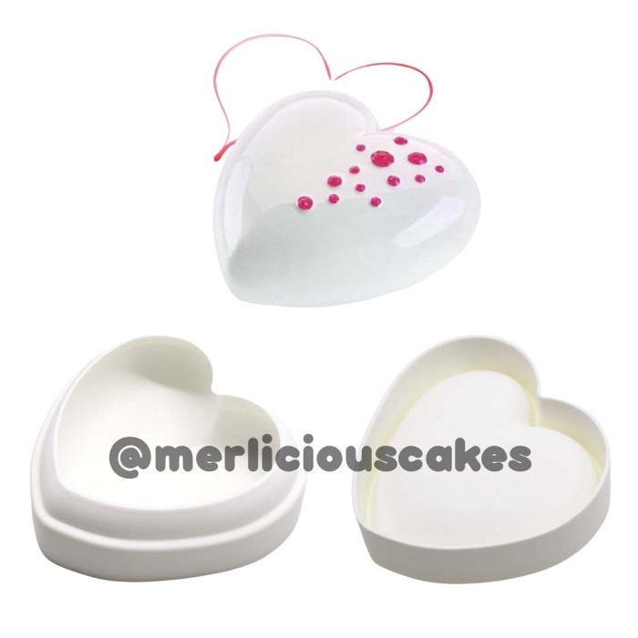 

Big Heart Entremet Mold Mould Silicone Cetakan Kue Cake Gratis Ongkir