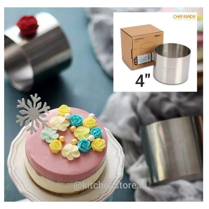 

Chefmade Round Mousse Ring 4Inch / Cetakan Ring Cake Roti Bulat Wk9311 Gratis Ongkir