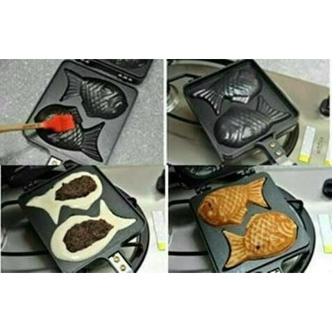 

Cetakan Taiyaki / Kue Ikan, Waffel Maker, Bapel, Wafel, Waffle Wafle Gratis Ongkir