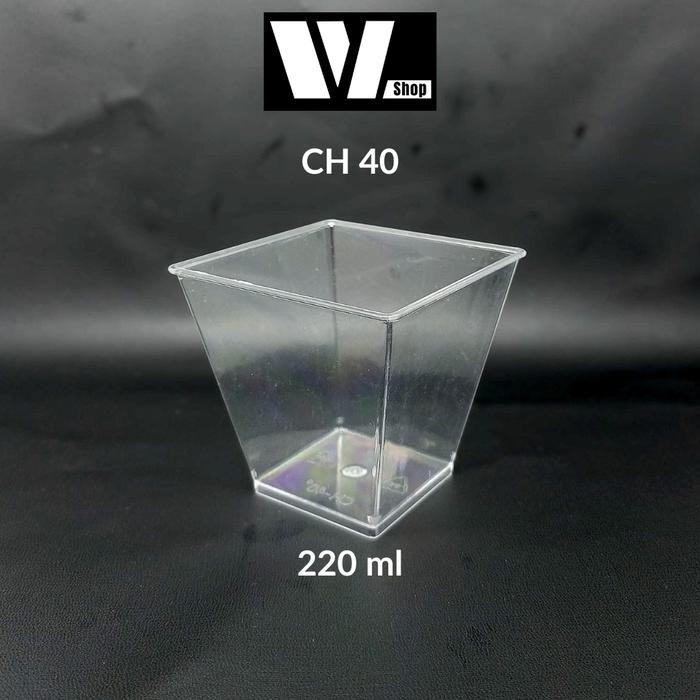 

Tempat Puding Ch40 Wadah Jelly Cup Kotak Bahan Kaca Ch 40 Gratis Ongkir