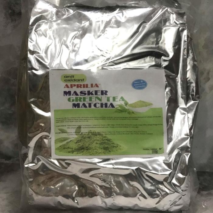 

aprilia masker wajah greentea matcha antioxydant bubuk/mask powder 1kg