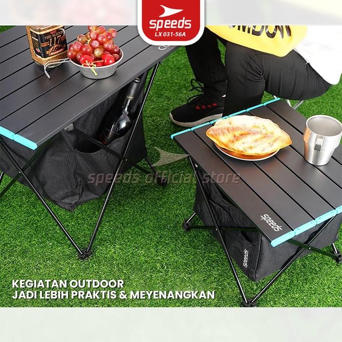 [Speeds Living] Speeds Meja Lipat Alumunium Meja Lipat Outdoor Meja Camping Lipat Meja Lipat
