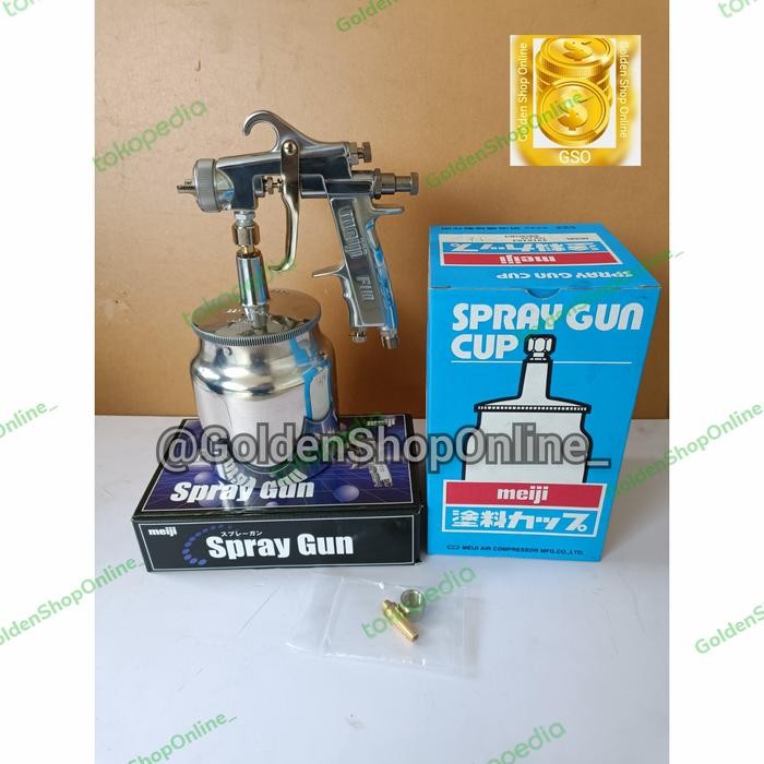 SPRAY GUN MEIJI F110 TABUNG BAWAH ASLI JEPANG