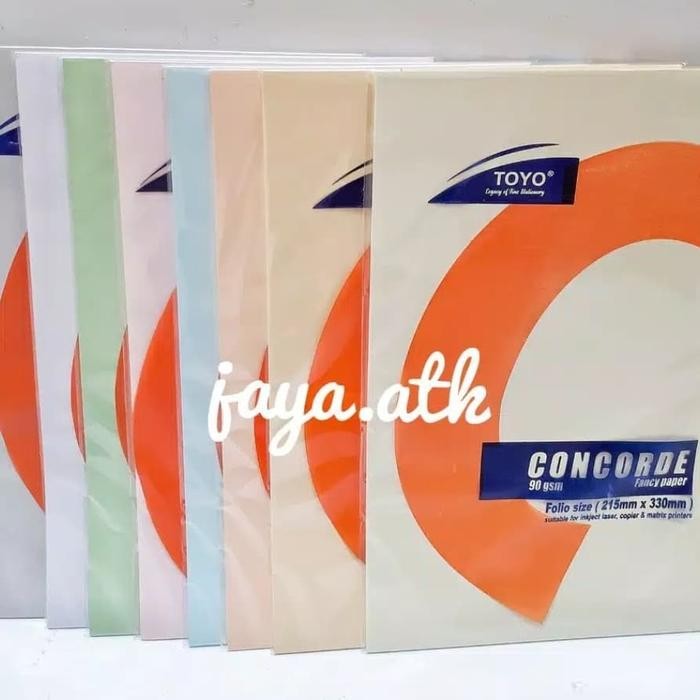 

Kertas Concorde 90 Gsm F4 20 Lembar - Briefcard