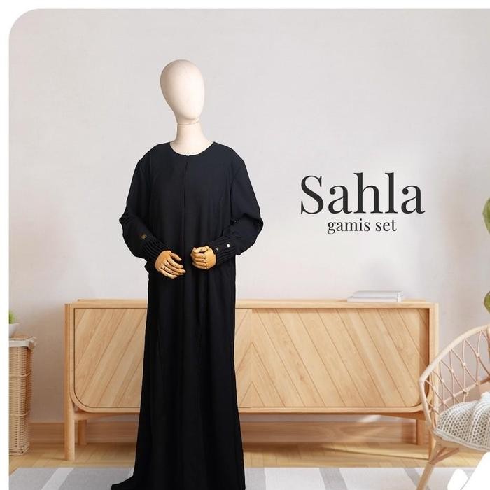 Sahla Gamis Black - Muhajir Project