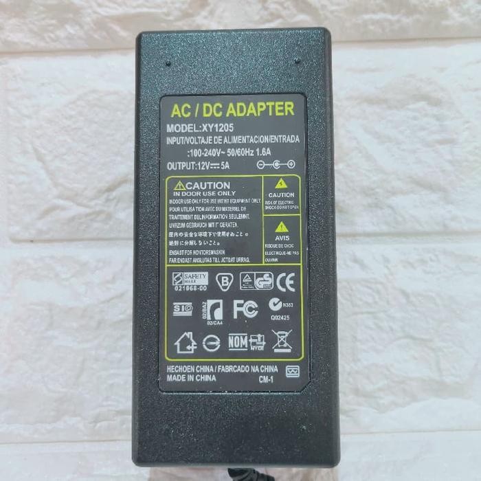 Adaptor 12V 5A Switcing Power Supply Smps Adaptor Pompa 12V Dc 5A