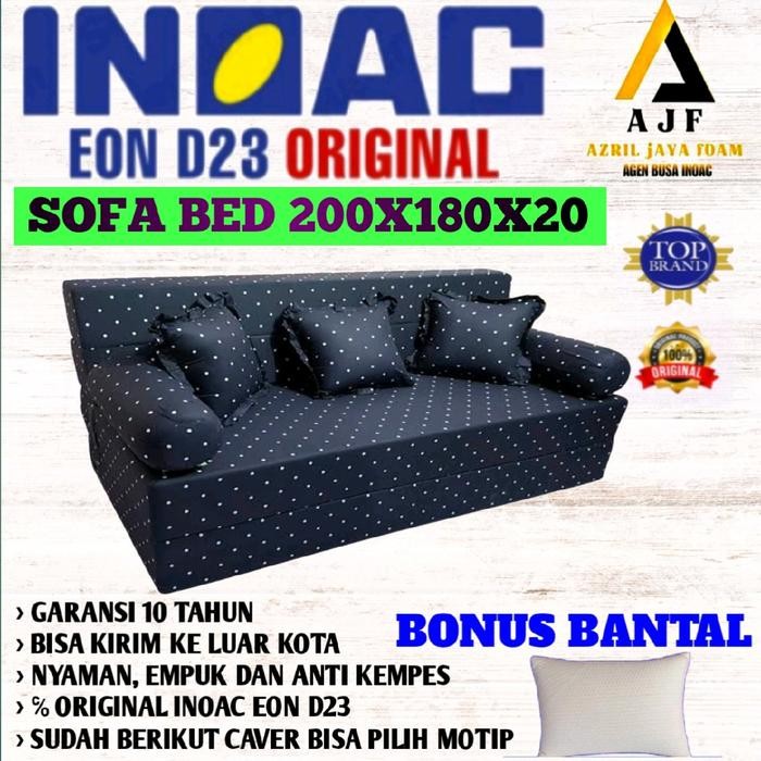 Sofa Bed Inoac Ukuran 200X180X20 Eon D 23 Original, Multifungsi Bisa Jadi Sofa Bisa Jadi Kasur
