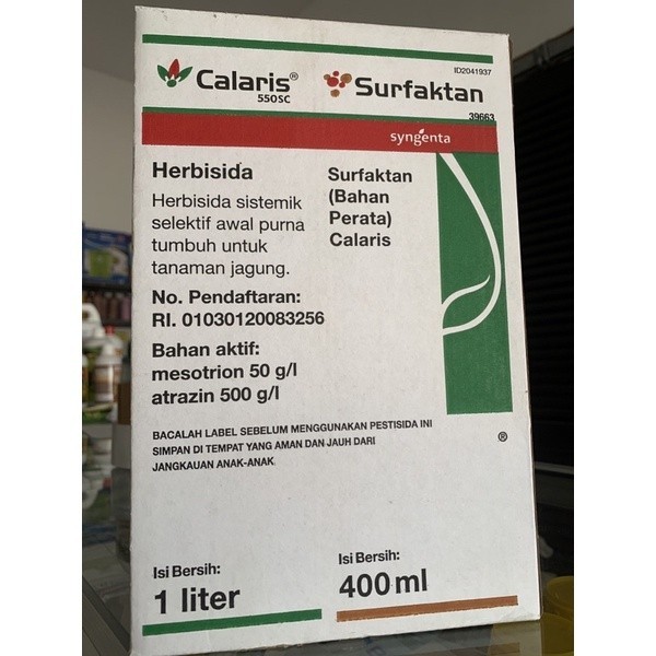 Paket Herbisida Jagung CALARIS 550 SC - 1 liter Kode 1403
