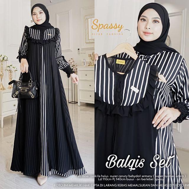 Gamis 2022 Balqis Set Gamis Busui Gamis Kekinian Gamis Murah