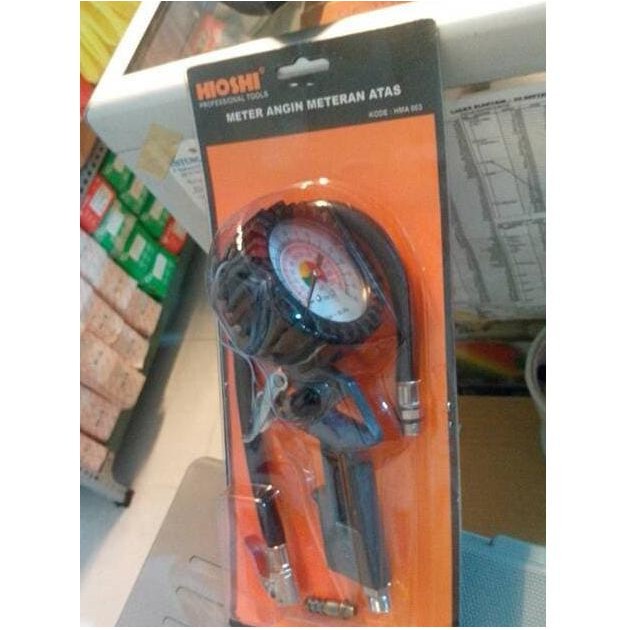 Inflator Hioshi With Pressure Gauge