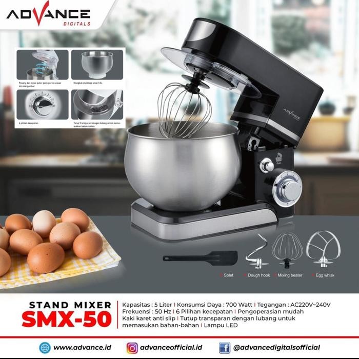 Mixer Com Advance Smx50 Smx 50 Stand Mixer Advance Smx-50 Mikser #Gratisongkir #Sale #Discount
