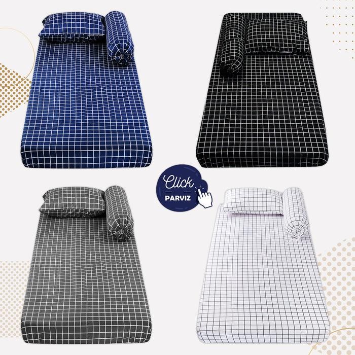 Sprei 80X200 Aesthetic Sprei Single 80X200X15 - 80X200X20 Plaid/Kotak-Kotak