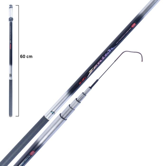 Terbaru Joran Tegek Maguro Zenith 270 330 360 390 450 540 Carbon Keiryu Ruas Pendek Lentur ~