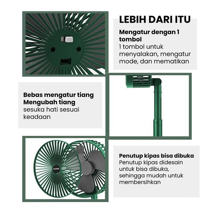 Kipas Angin Lipat Kipas Angin Vertikal 180 Kipas Angin Lipat yang Dapat 180 Kipas Angin Isi Ulang