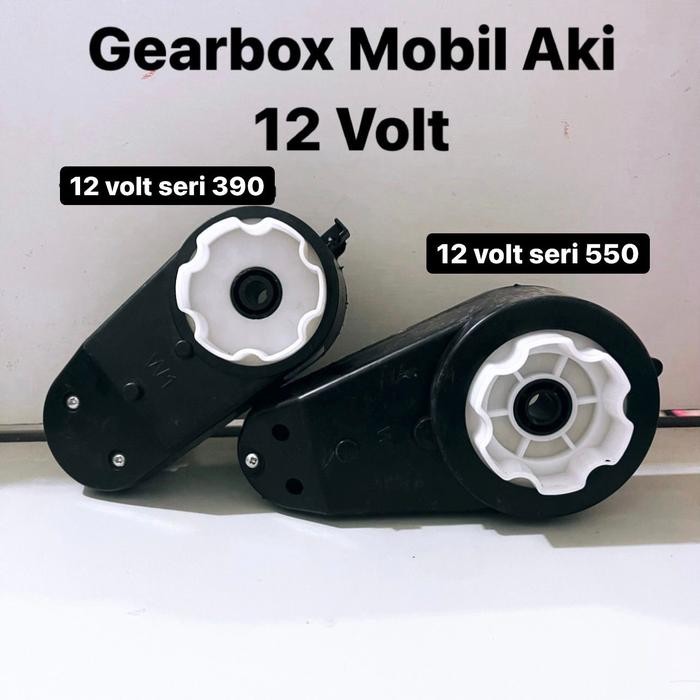Gearbox 12 Volt 550 Bintang 6 Dinamo Mobil Aki Anak Motor Aki Anak Gir