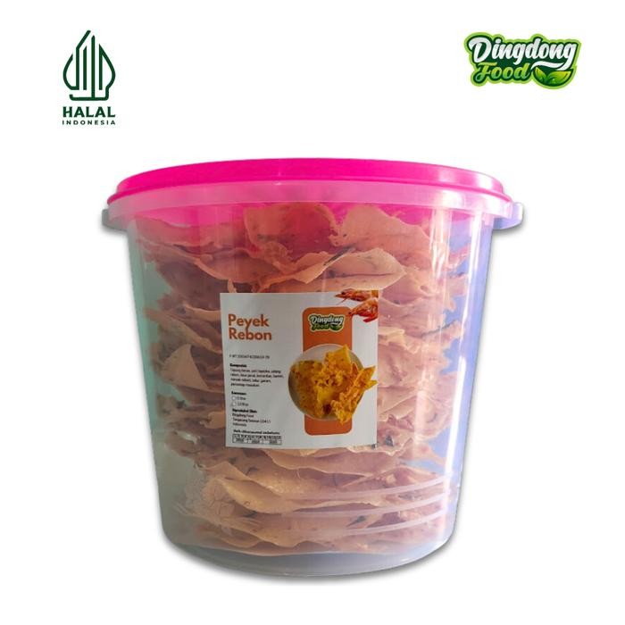 

New Peyek Rempeyek Kacang Tanah / Teri Fresh Homemade Toples 5L