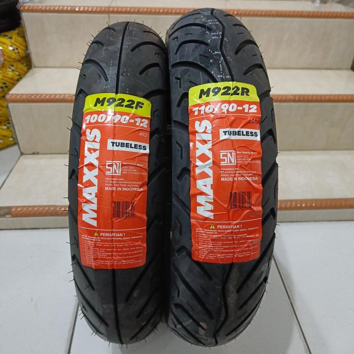BAN SCOOPY 100/90-12 & 110/90-12 TUBELESS MAXXIS
