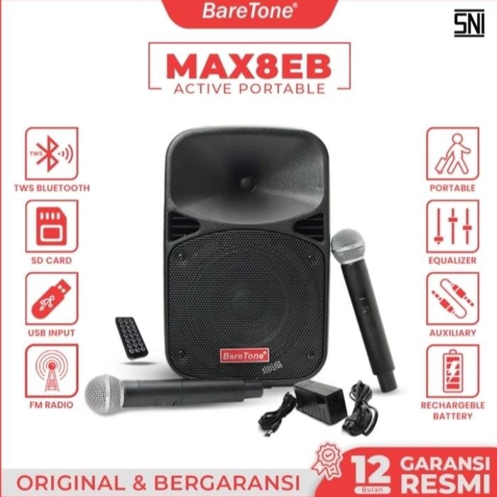 Speaker Portable Baretone Max 8 Eb
