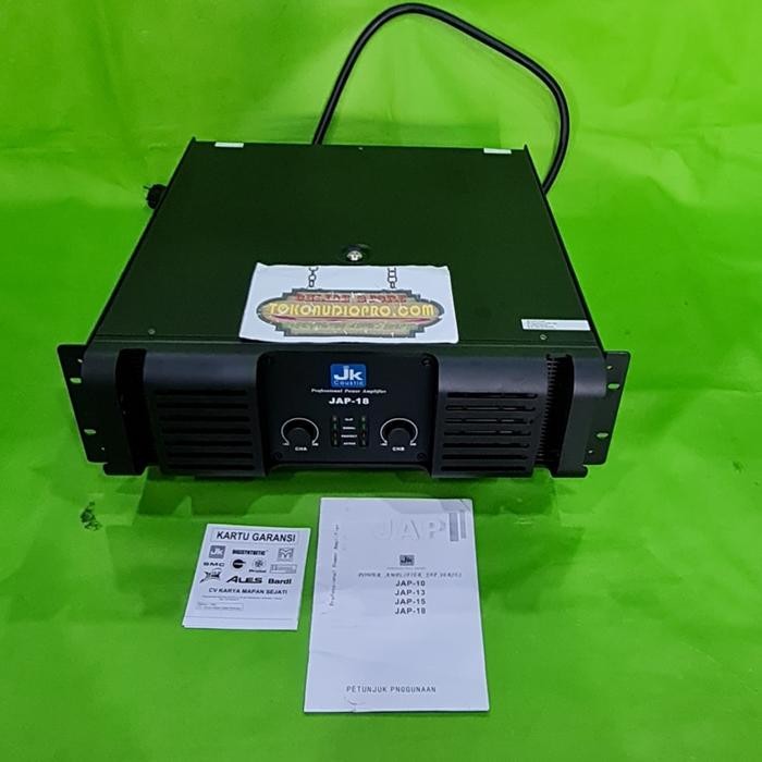 Jk Coustic Jap18 Jap-18 Jap 18 Power Amplifier