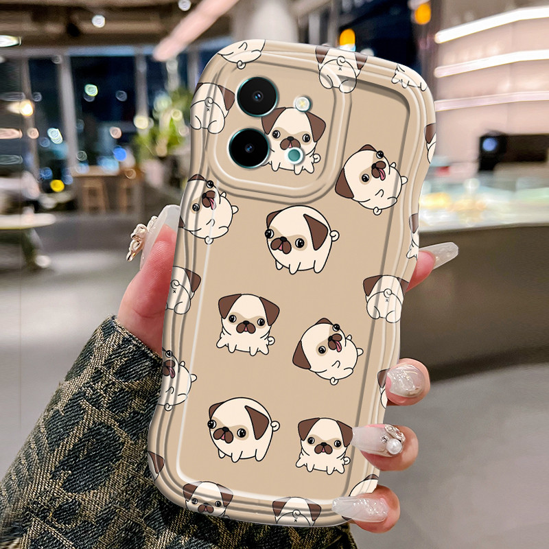Casing Hp Untuk VIVO Y28 2024 Case Softcase Kesing Anjing babi ponsel Cesing terbuat dari kasingg ba