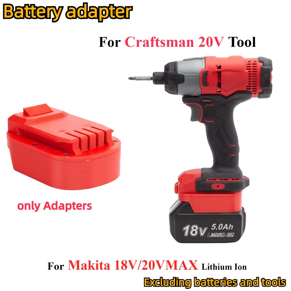 DOSD Adapter/Converter For Makita 18V/20VMAX Li-ion Battery TO Craftsman 20V Cordless Electric Drill