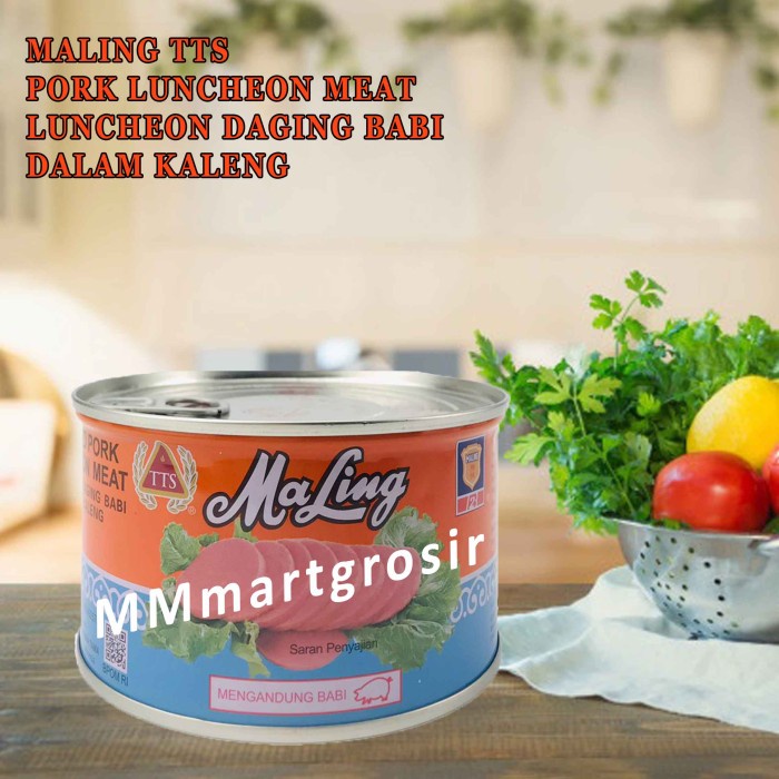 

MALING TTS/PORK LUNCHEON MEAT/LUNCHEON DAGING BABI DALAM KALENG 397G KODE 1405