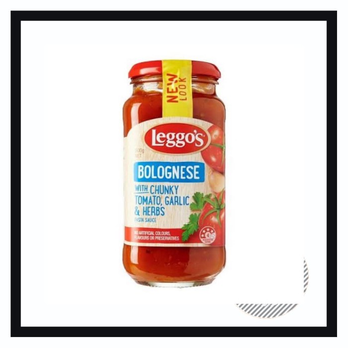 

LEGGOS BOLOGNESE POTATO, GARLIC AND HERBS/ PASTA SAUCE BOLOGNESE 500GR KODE 1063