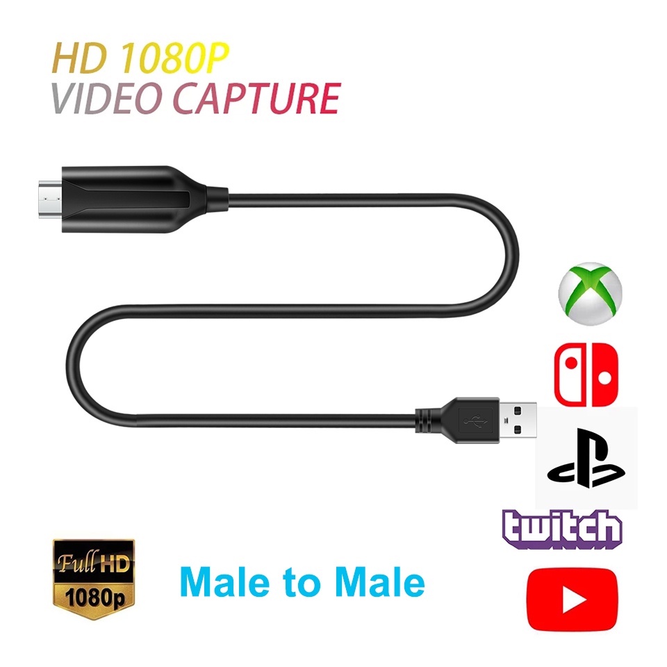 New Mini HD 1080P HDMI To USB 2.0 Video Capture Card Game Recording Box for Computer Youtube OBS Etc