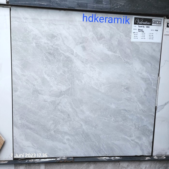 GRANIT MARMER ABU ABU VALENTINO GRESS BONITA GREY 80X80 KW1