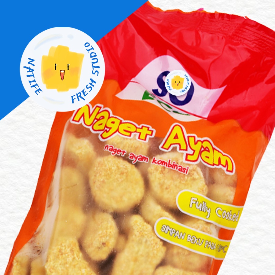 

SO ECO CHICKEN NUGGET PACK REPACK 100gr | FROZEN
