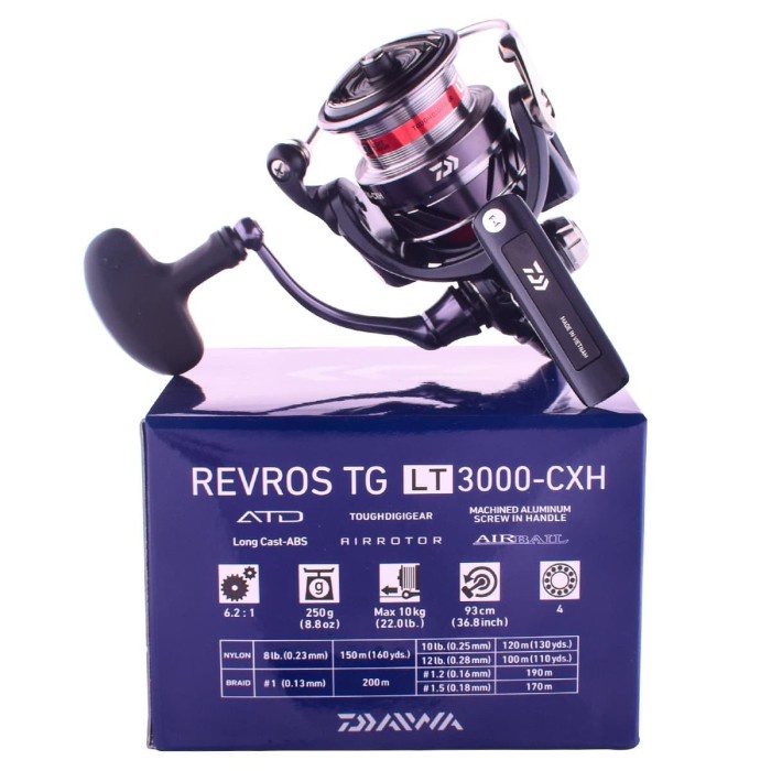 REEL SPINNING DAIWA REVROS LT TG 2020 - 3000CXH INDONESIAMEMANCING KODE 769