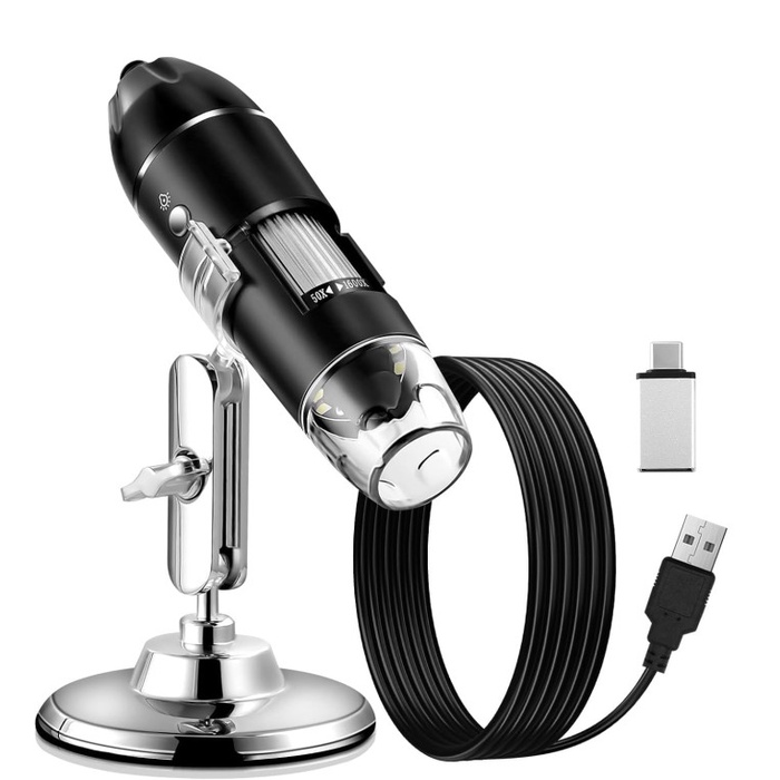 

KUYY MICROSCOPE MIKROSKOP USB DIGITAL ZOOM MAGNIFIER MONOKULER KAMERA 1600X PACKING AMAN