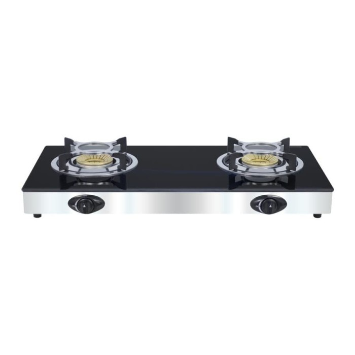 SANKEN SG-363 KOMPOR GAS 2 TUNGKU KACA KOMPOR DUA TUNGKU