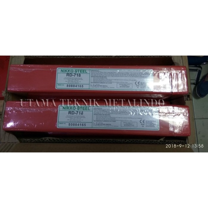 Kawat Las NIKKO STEEL RD-718 Diameter 32mm - AWS E 7018