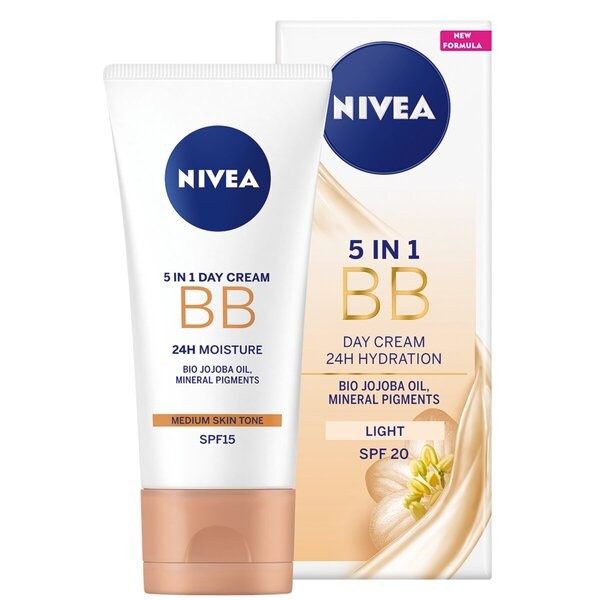 Nivea Essentials BB Cream 5-in-1 Smoothing Light Day Cream