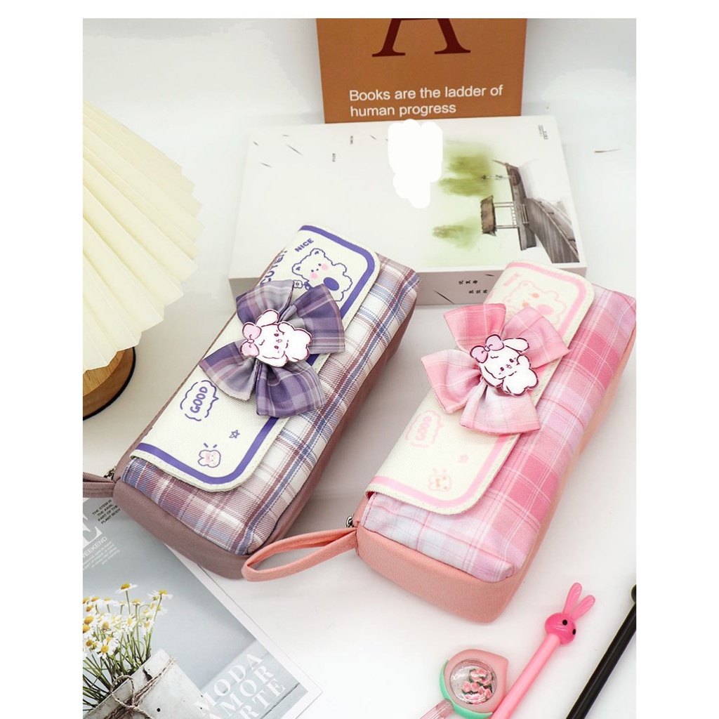 

New Tempat Kotak Pensil Pen Case Korea Lucu Kapasitas Besar CS16