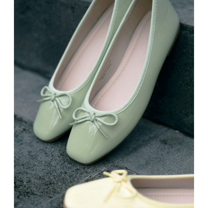 KODE B NCY Shoes Sepatu Wanita MIKAELA Flatshoes Warna Hijau