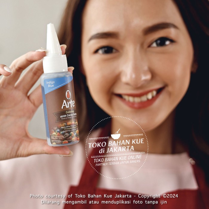 

TULIP ARTE CHOCOLATE COLORING INDIGO BLUE COCOA BUTTER PEWARNA BIRU KODE 1199