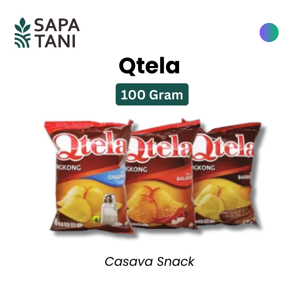 

Qtela 100 gram Sapatani Keripik Singkong Gurih dan Renyah