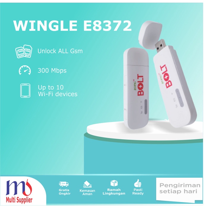 Modem Wifi 4G LTE E8372 Wingle Unlock All Operator