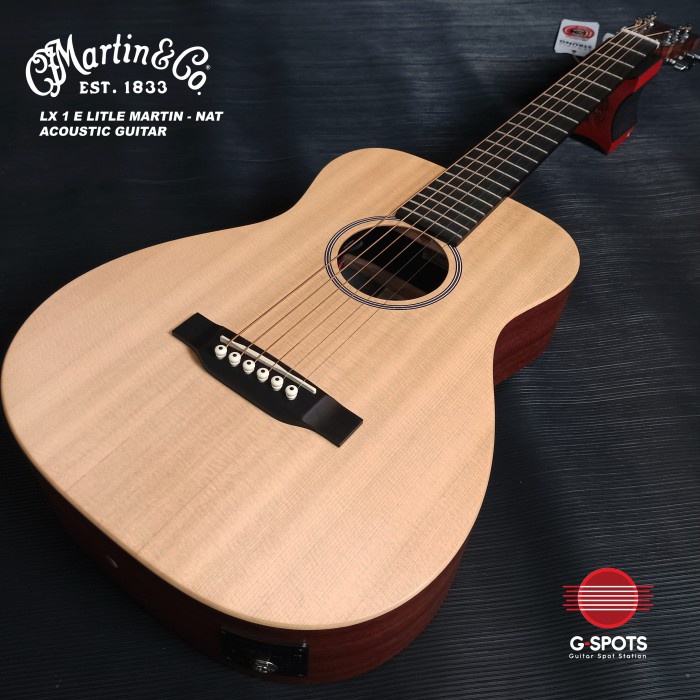 Martin Little Martin Lx1E Acoustic Electric Guitar W/Bag, Natural