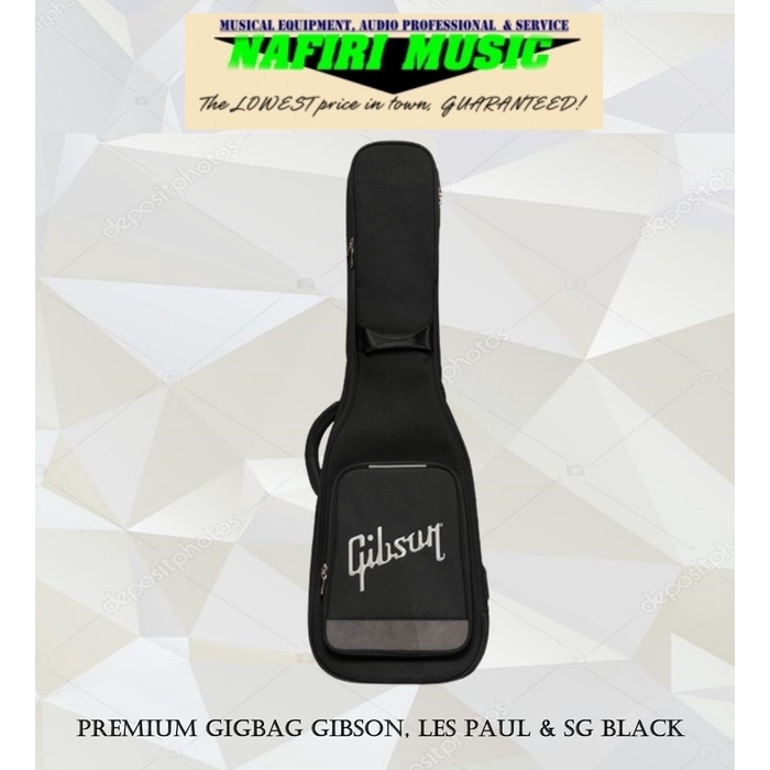 Premium Gigbag Gibson, Les Paul & Sg Black