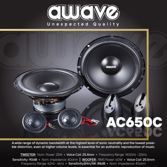 AWAVE Speaker 2 ways AC-650C