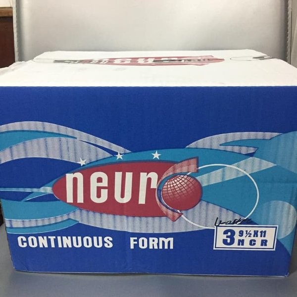 

Continuous Form / Kertas Dot Matrix Neuro 9 1/2 x 11 - 3 Ply (K3)