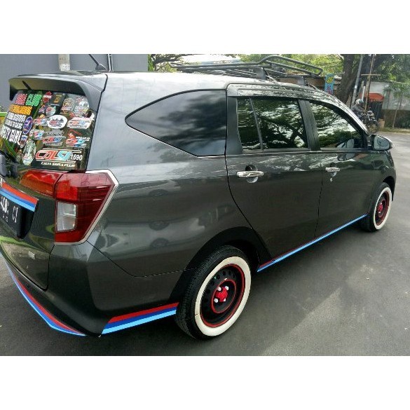 Ter White Lis Ban R14 List Putih Modifsi Mobil