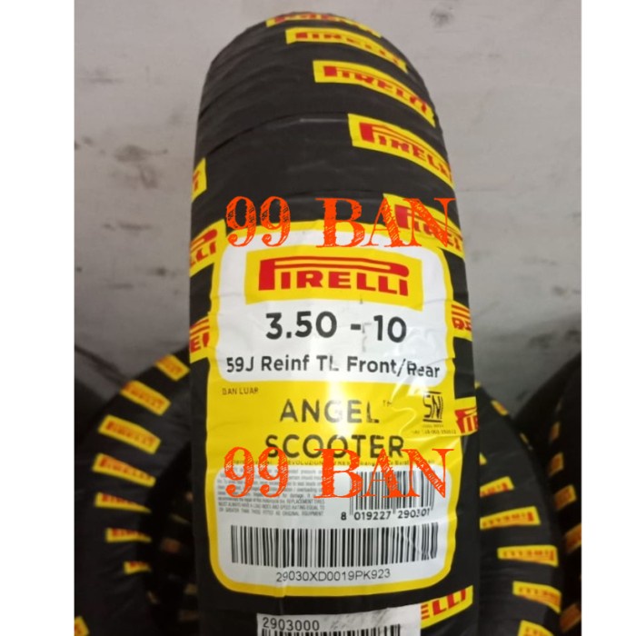 Pirelli Angel Scooter 350-10 (Ban Tubeless Vespa Classic)