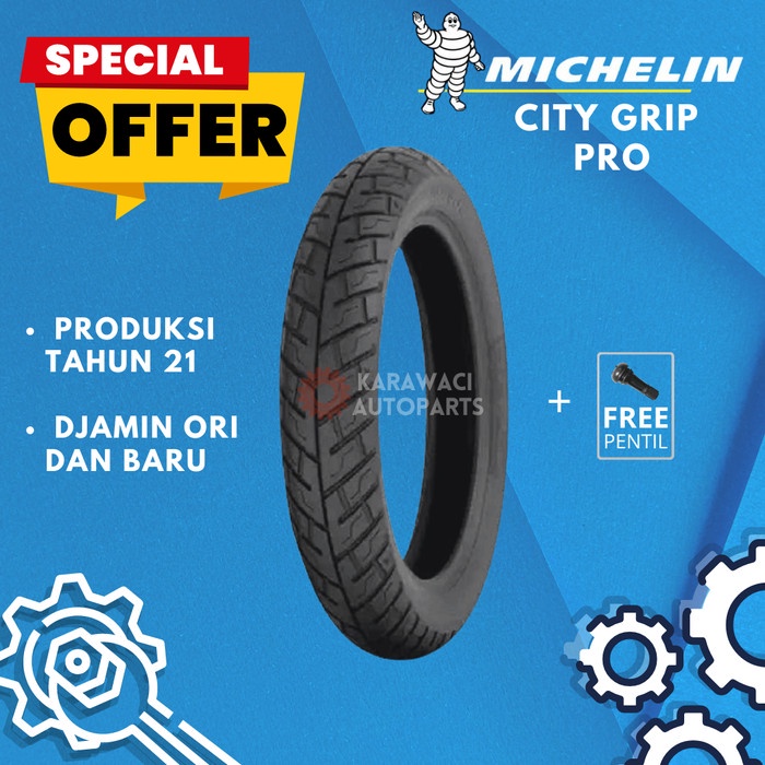 Ban Motor Michelin City Grip Pro 70/90-17 Tubeless