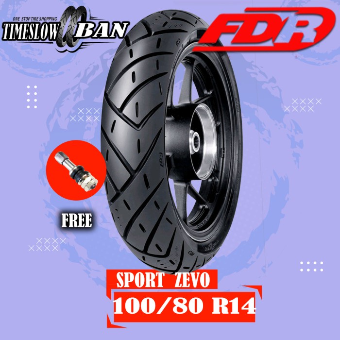 Ban Motor Matic // Fdr Sport Zevo 100/80 Ring 14 Tubeless