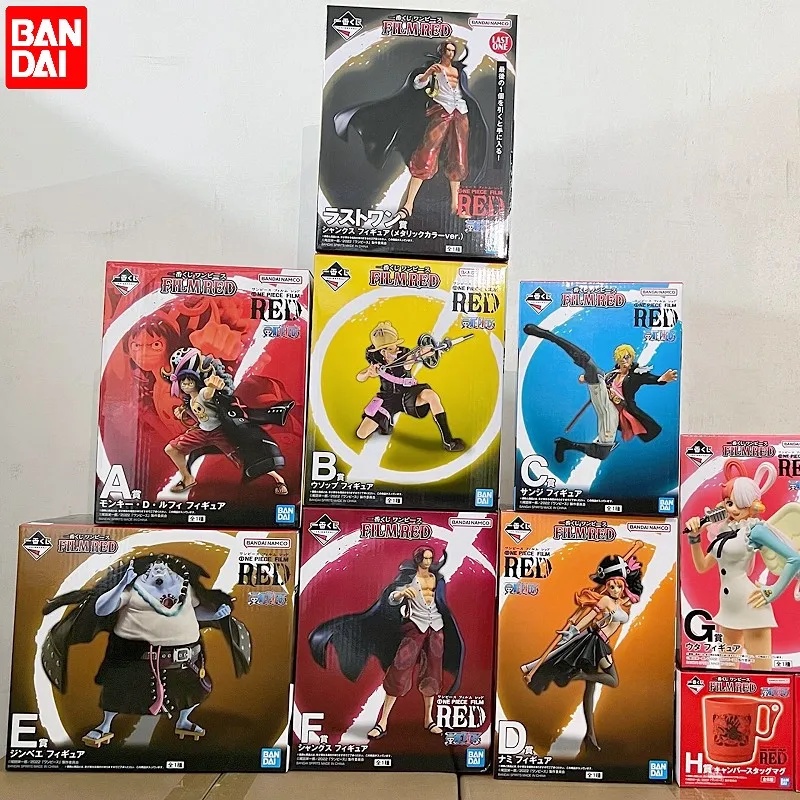 HAL Bandai Original Ichiban Kuji One Piece Film Red Roronoa Zoro Nico Robin Franky Anime Collection 